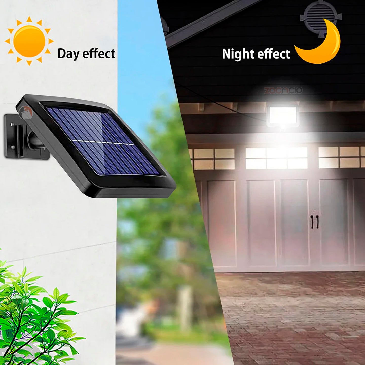 Reflector Solar Luz Led con Control